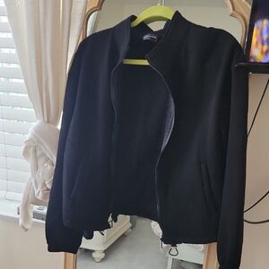White Fox Boutique Black Zip Up